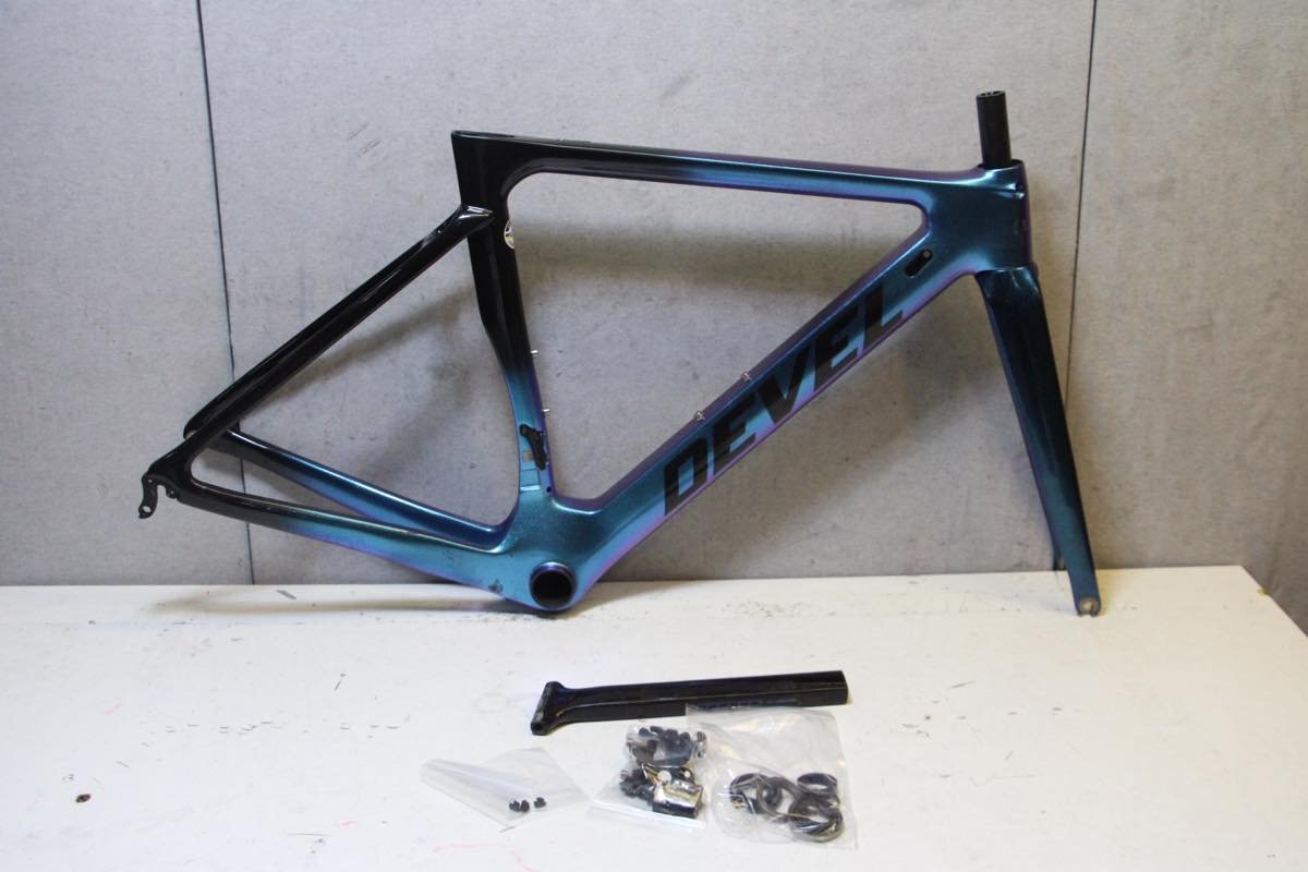 □□DEVEL project デヴェル A01 リムブレーキ カーボンフレーム 470size