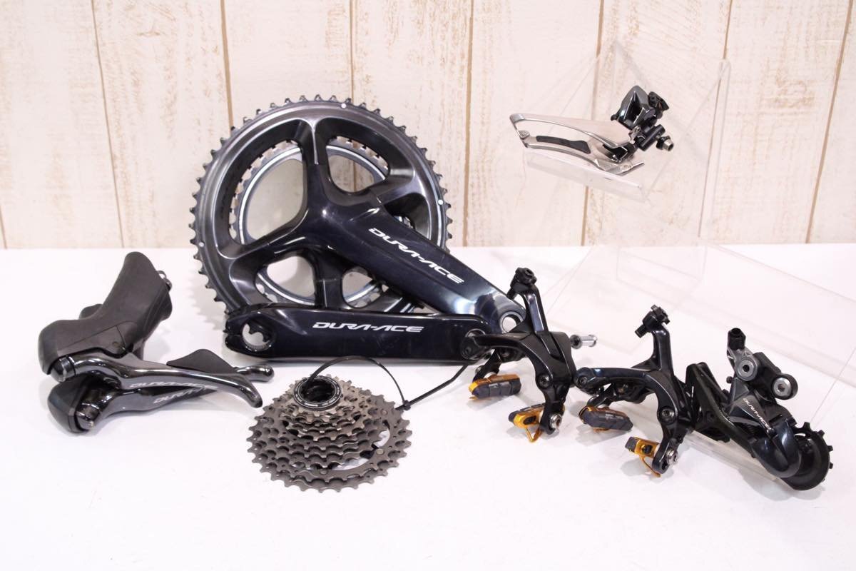 ★SHIMANO シマノ R9100 DURA-ACE 機械式変速 リムブレーキ グループセット 170mm / 52-36T リコール点検済 欠品あり