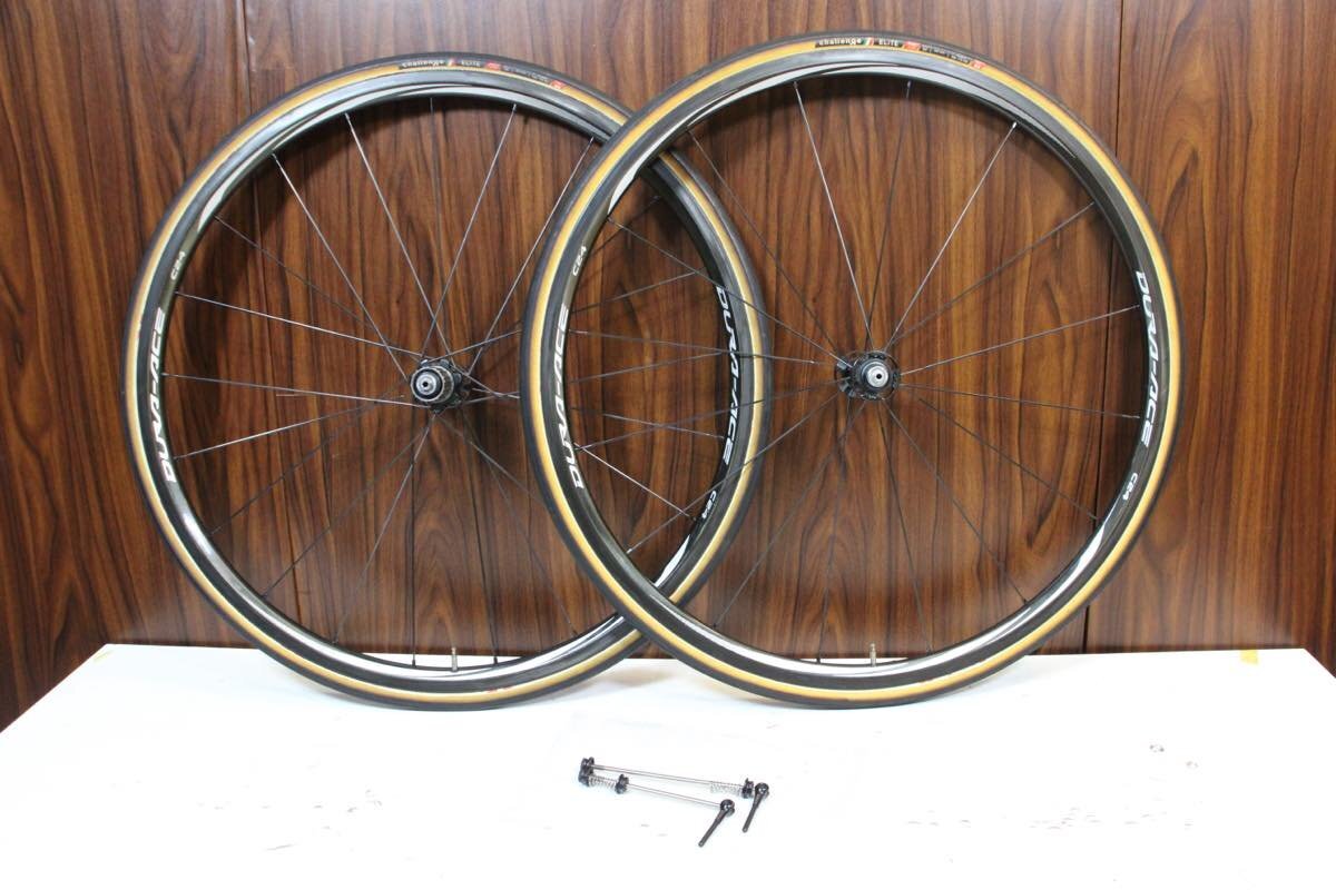 ○SHIMANO シマノ WH-9000-C24-TU DURA-ACE シマノフリー 11/12s対応 チューブラー カーボンホイールセット 美品