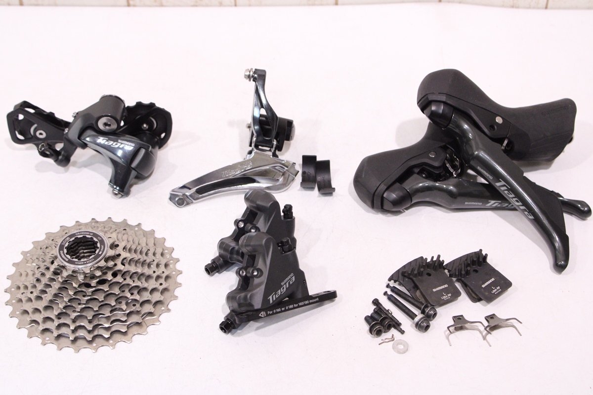 ★SHIMANO シマノ 4720シリーズ Tiagra 2x10s 油圧ディスクブブレーキ グループセット 美品