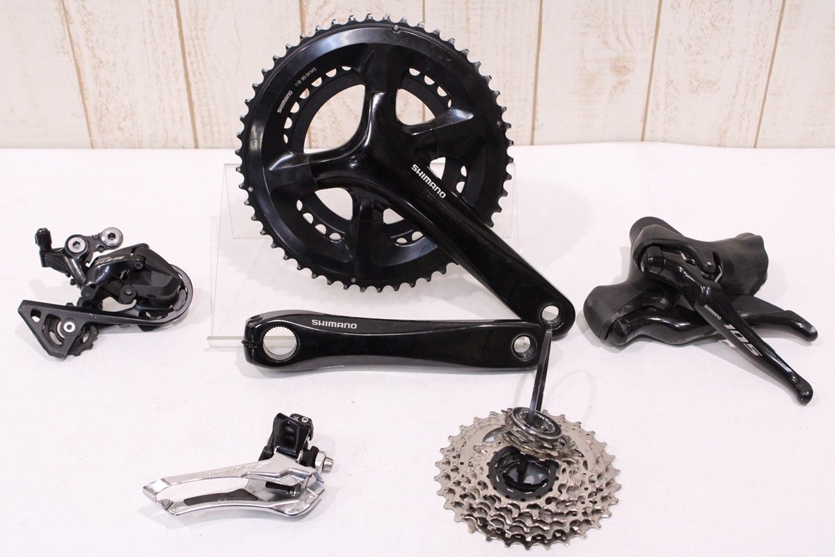 メーカー直売 - 人気ランキング 機械式リムブレーキ 2x11s 105 R7020シリーズ シマノ ★SHIMANO グループセット 50/34T 172.5mm FC-RS510 クランクセットのみ パーツセット