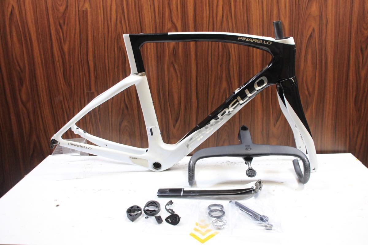 □□PINARELLO ピナレロ F9 RAZOR WHITE カーボンフレーム MoST TALON ULTRA チタンクランプ仕様 2022-23年 545size 超美品