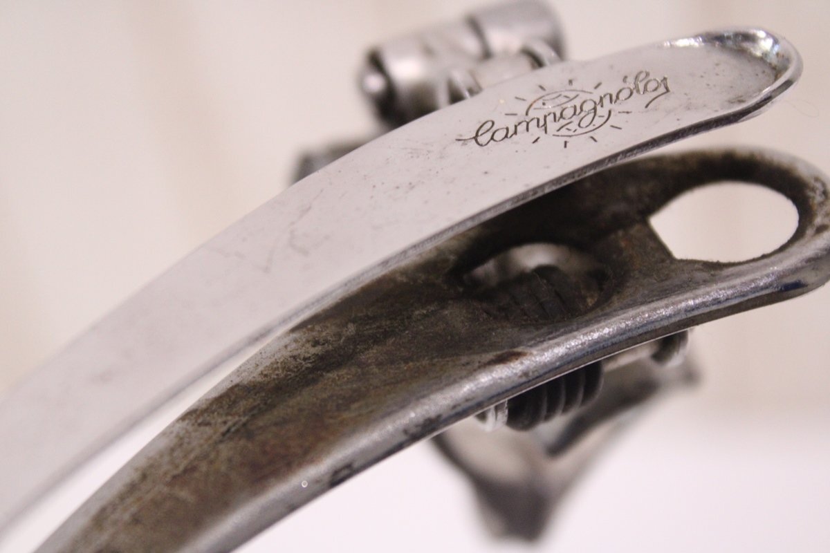 ★Campagnolo カンパニョーロ NUOVO RECORD ビンテージ フロントディレイラー φ28.6mmバンド ※ボルト欠品