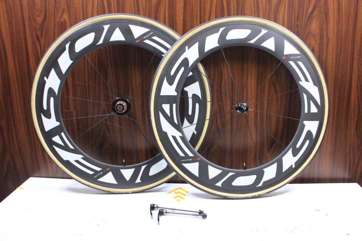 ○EASTON イーストン EC90 AERO TT RIM シマノフリー 11/12s対応 チューブラー カーボンホイールセット