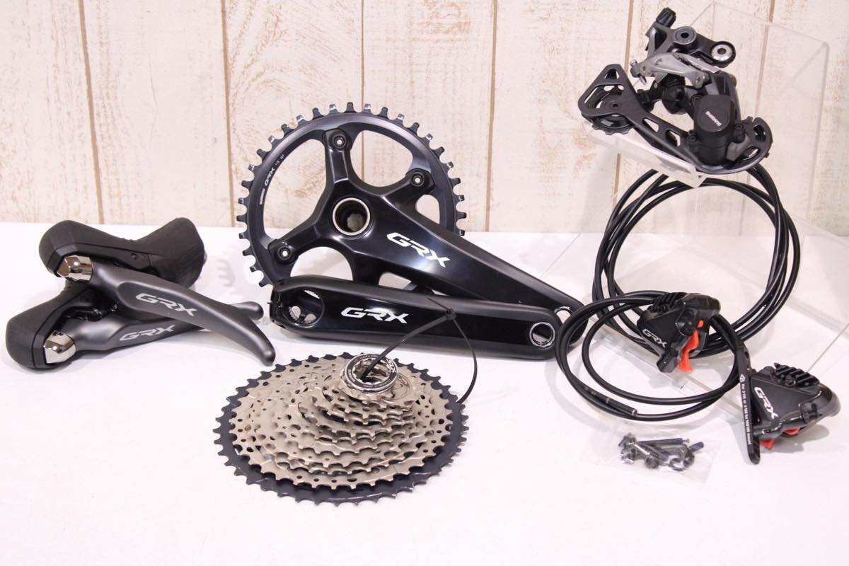 ★SHIMANO シマノ RX810 GRX 機械式変速 1x11s 油圧ブレーキ モデル グループセット 170mm / 40T