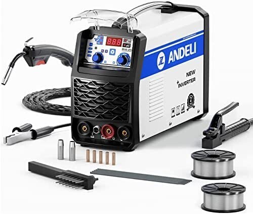 ◇新品未使用品◇◇送料無料◇ANDELI 半自動溶接機 120AノンガスMIG/アーク溶接/lift TIG 100V/200V兼用 インバーター直流溶接機