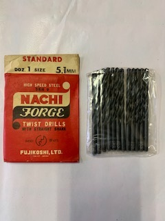 ★未使用品★ NACHI ナチ ドリル刃 FORGE TWIST DRILLS 5.1mm 12本入　1セット