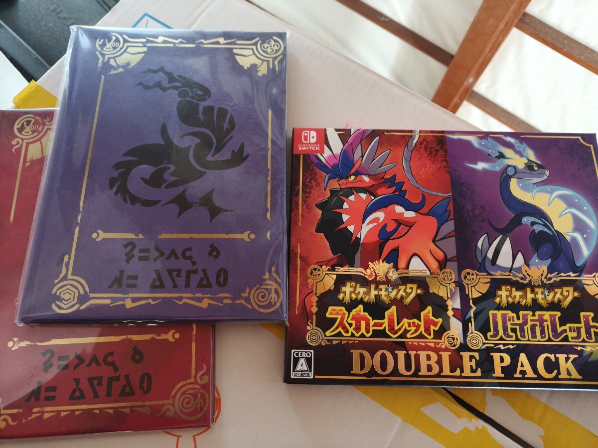 ポケットモンスター ポケモン Nintendo Switch スカーレット&バイオレットダブルパック+特典ブックレット 未使用