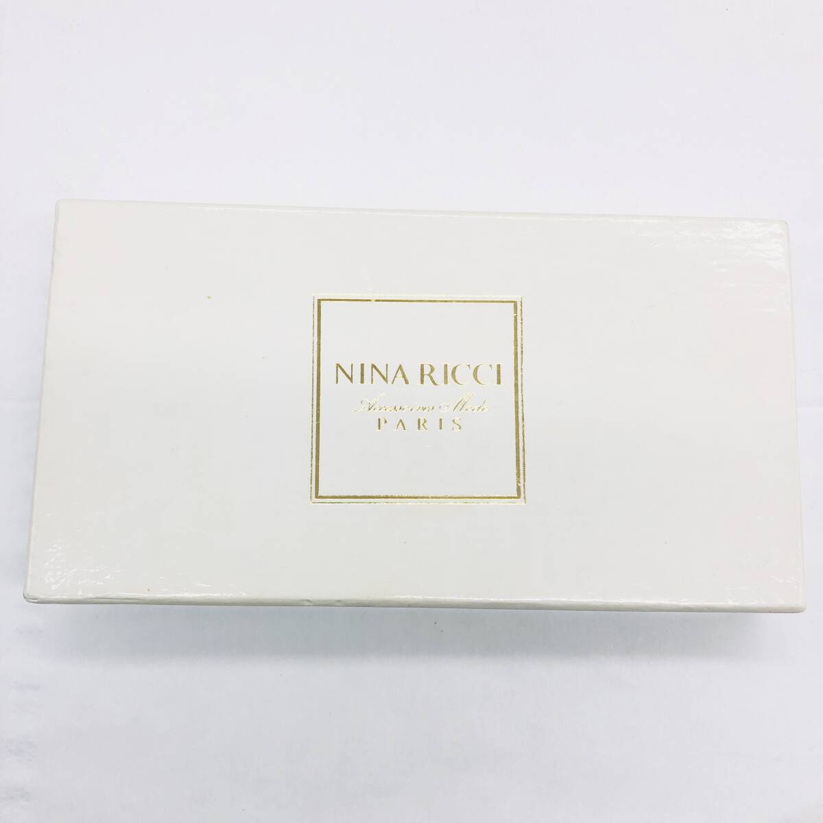 【美品】NINA RICCI ニナリッチ ネックレス ゴールドカラー ラインストーン ハート レディース アクセサリー / ot-0430-sw