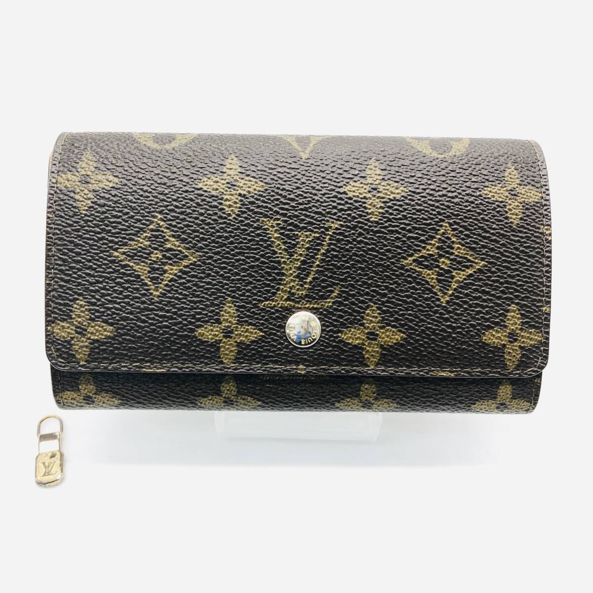 【保管品】Louis Vuitton ルイヴィトン モノグラム ポルト モネ ジップ 小銭入れ 財布 ウォレット M61735 / io-3688-sw