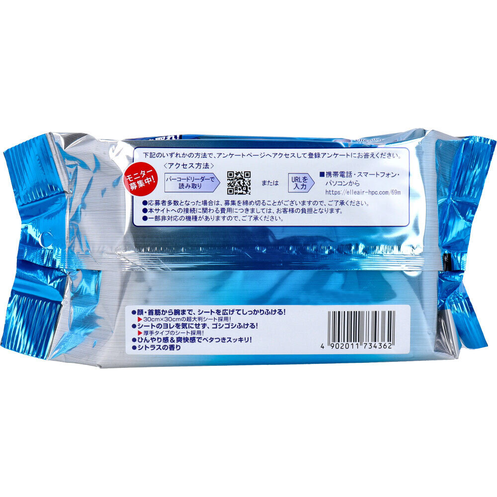 【まとめ買い】エリエールｆｏｒＭＥＮドデカシート徳用30枚 容量30枚×12点セット 大王製紙 フェイシャルペーパー・あぶらとり紙_画像5