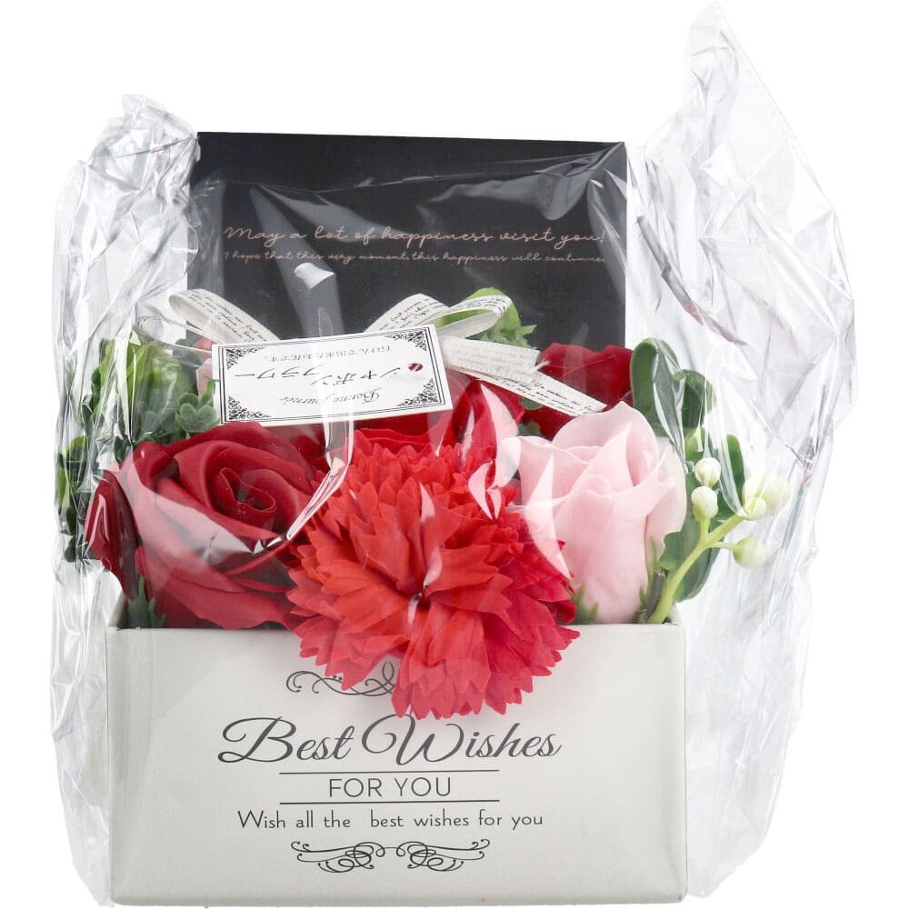 シャボンフラワー MK-008 レッド_画像1