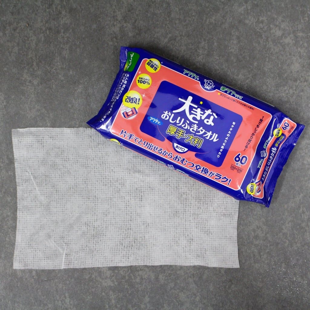 【まとめ買い】アクティ　大きなおしりふきタオル　60枚 容量60枚×12点セット 日本製紙クレシア おしりふき_画像7