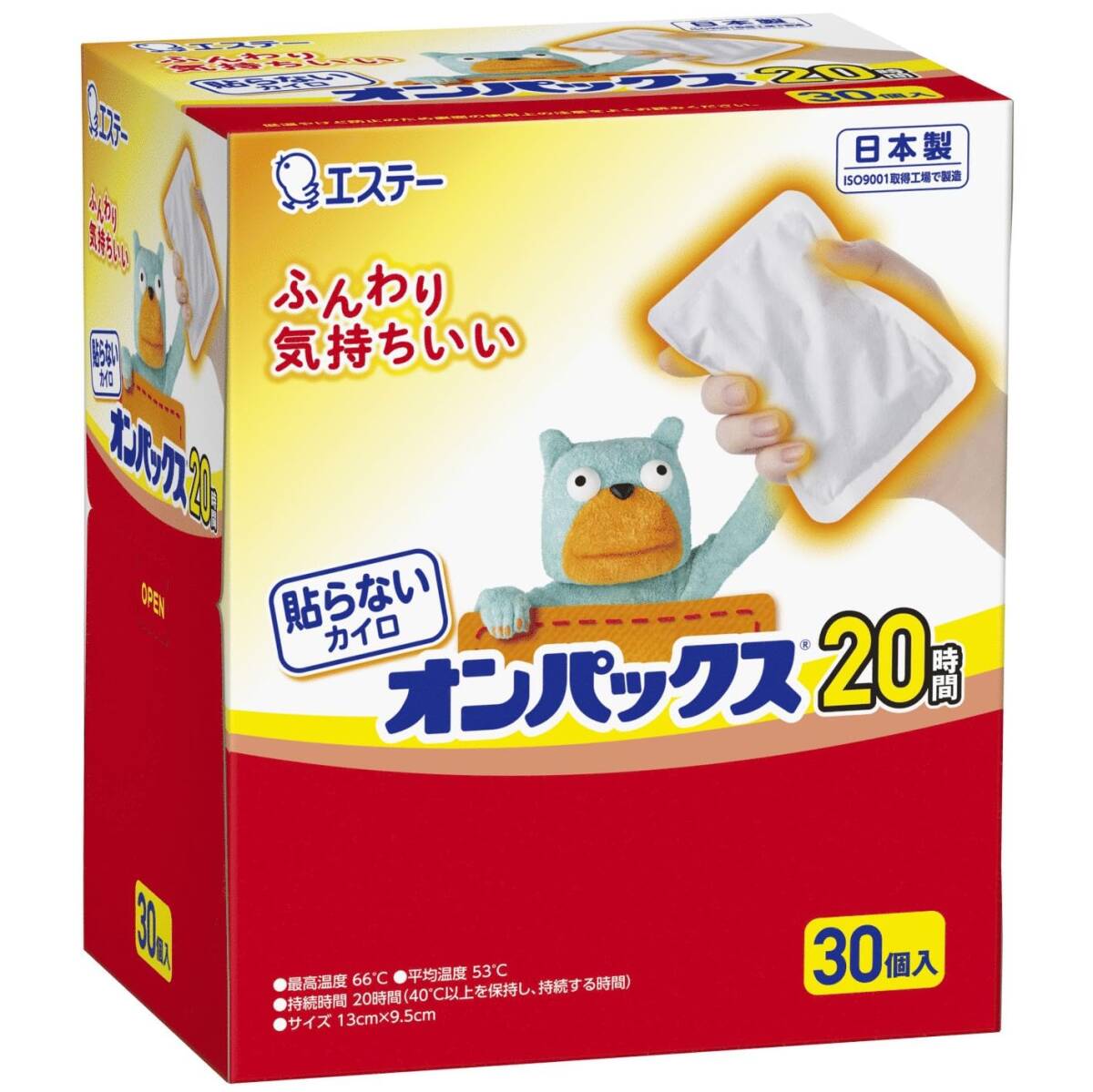 貼らないオンパックス30Ｐ 容量30コ エステー カイロ_画像1