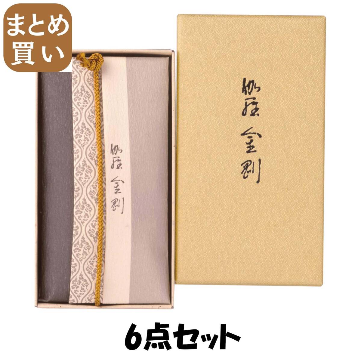 【まとめ買い】伽羅金剛　コーン24個入 6点セット 日本香堂 お香