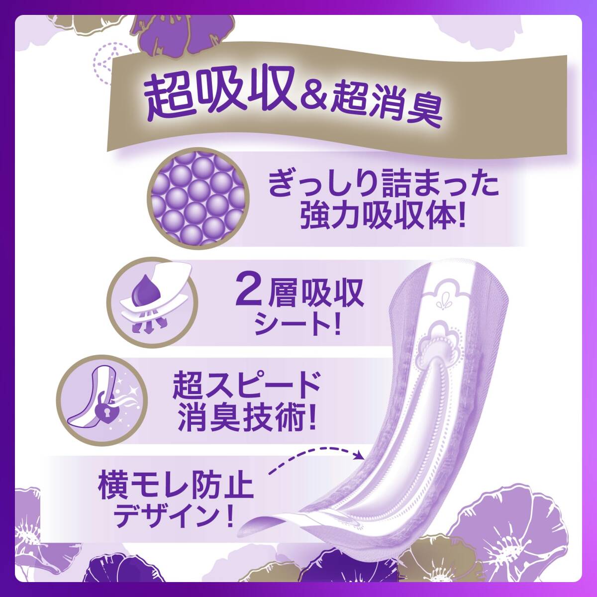 【まとめ買い】ウィスパーうすさら安心 300cc 18枚 容量18マイ×16点セット P&G 生理用品_画像3