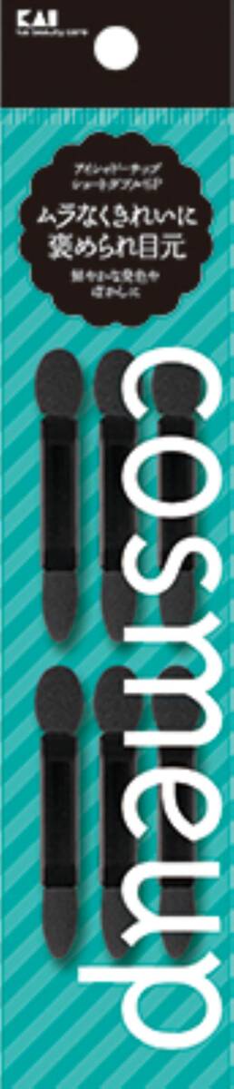 【まとめ買い】cosmeup アイシャドーチップ ショートダブル6P 容量6本×12点セット 貝印 メイク_画像2