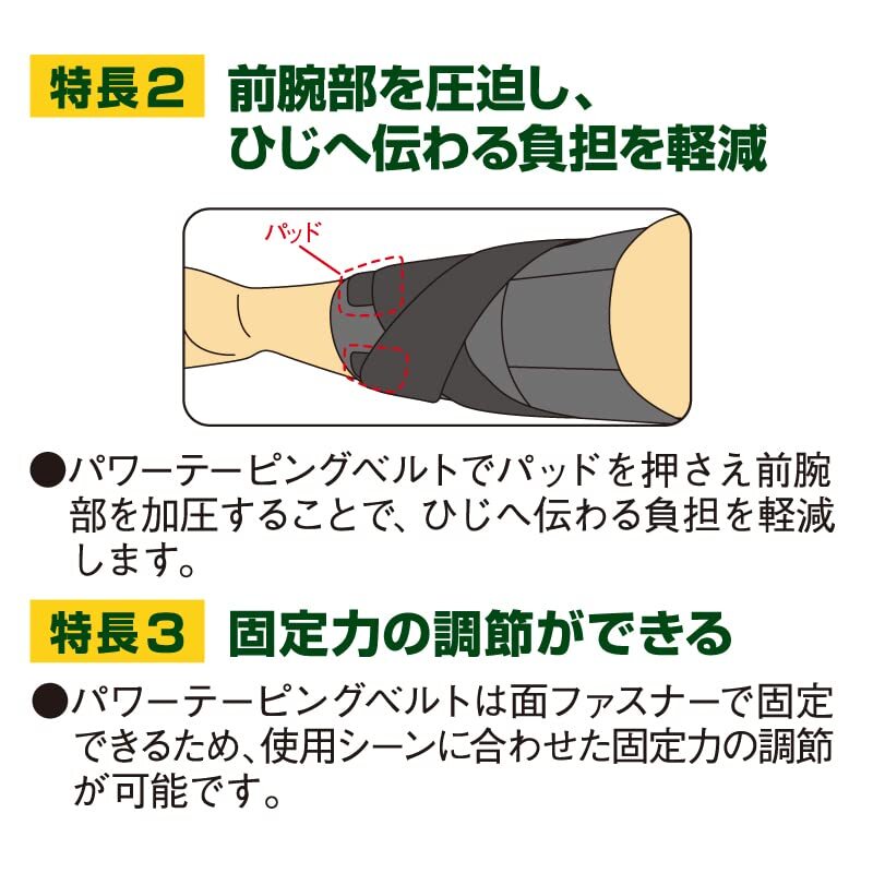 バンテリンコーワ加圧サポーターひじ専用固定タイプＬサイズブラック 容量1コ興和 衛(wèi)生用品