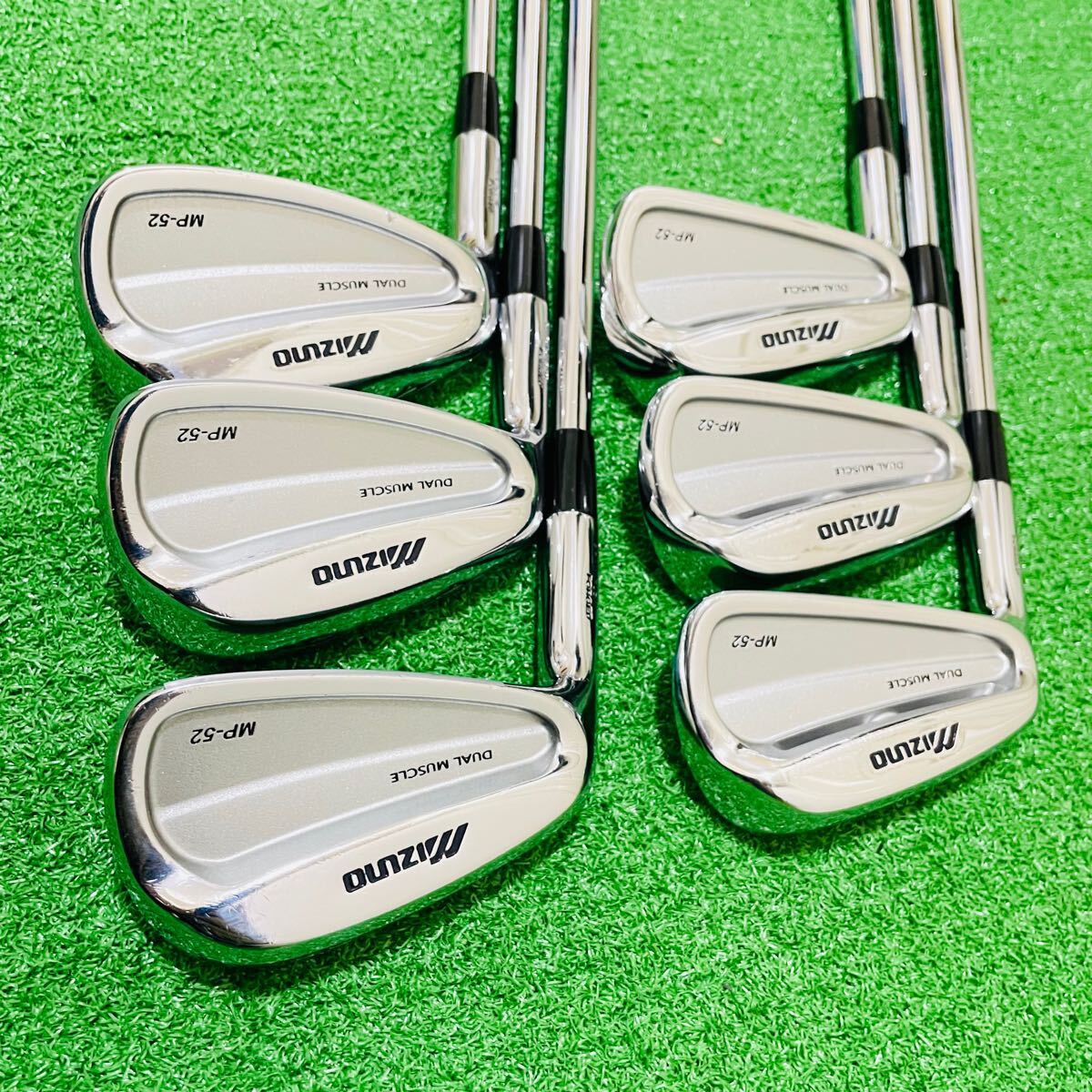 7956 MIZUNO MP-52 レフティ 左利き アイアン6本セット DG S200 7956 MIZUNO MP-52 レフティ 左利き アイアン6本セット DG S200