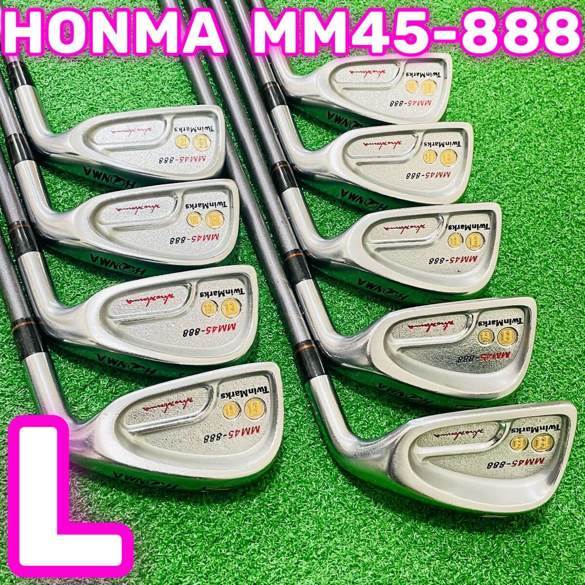 7850 HONMA Twin Marks MM45-888 フレックスL Twin Marks Doric Carbon レディース 女性用 右利き アイアン9本セット 送料無料 匿名配送