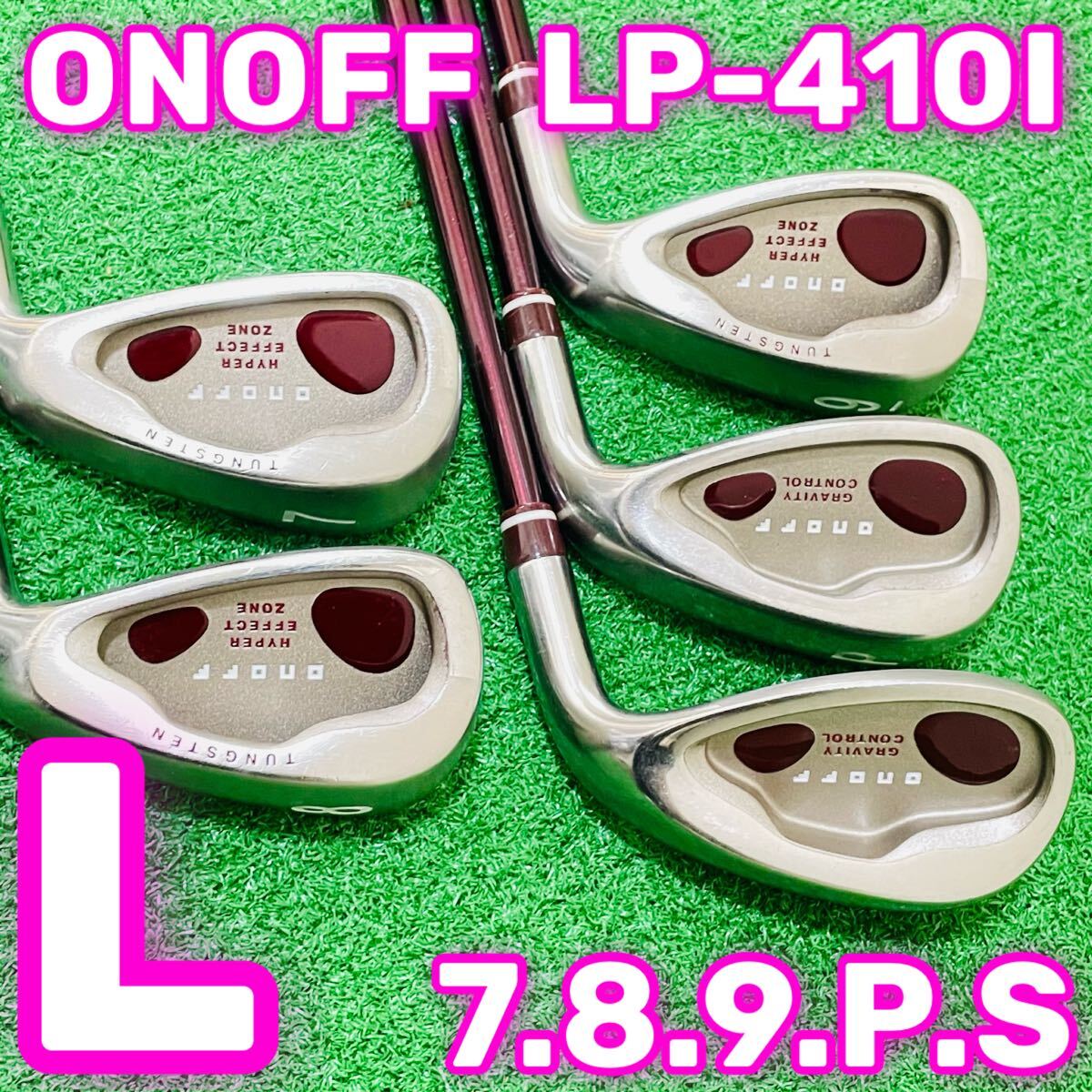 8031 ONOFF LP-410I オノフ レディース アイアン5本セット フレックスL 7.8.9.P.S 女性用 右利き 送料無料 匿名配送