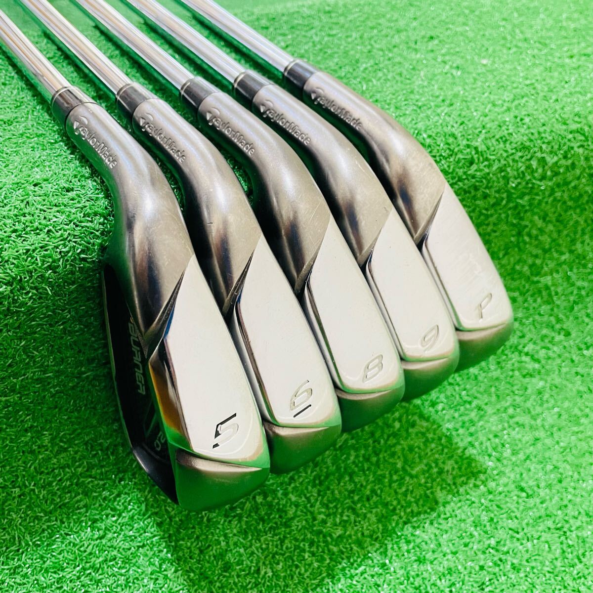 TaylorMade BURNER 2.0 レフティ 左利き 5本セット フレックスS テーラーメイド アイアン メンズ N.S.PRO950GH 5.6.8.9.P 7番なし 送料無料