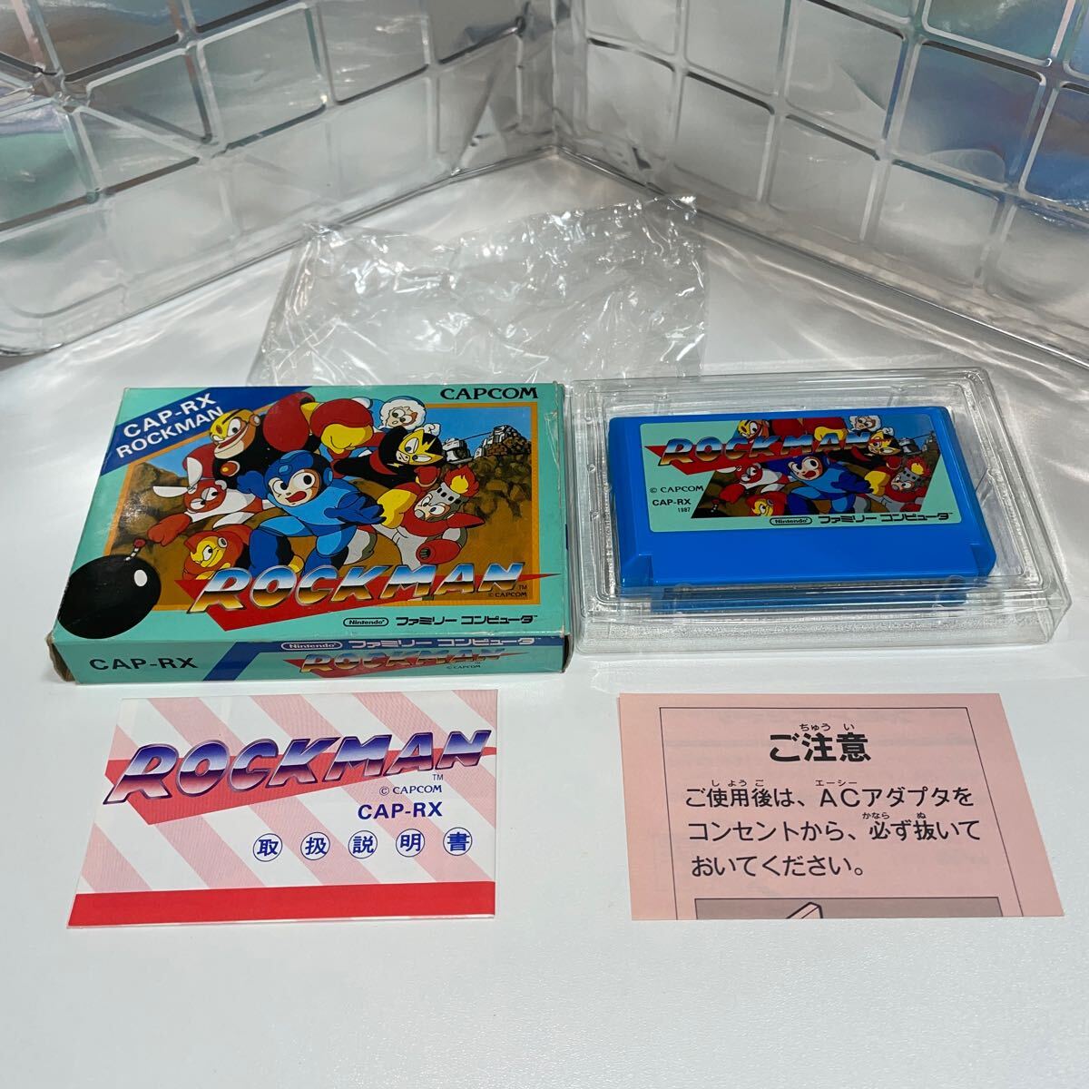 FC】ファミコン ソフト 箱説明書付き ・ロックマン 初代 /激レア FC】ファミコン ソフト 箱説明書付き ・ロックマン 初代 /激レア