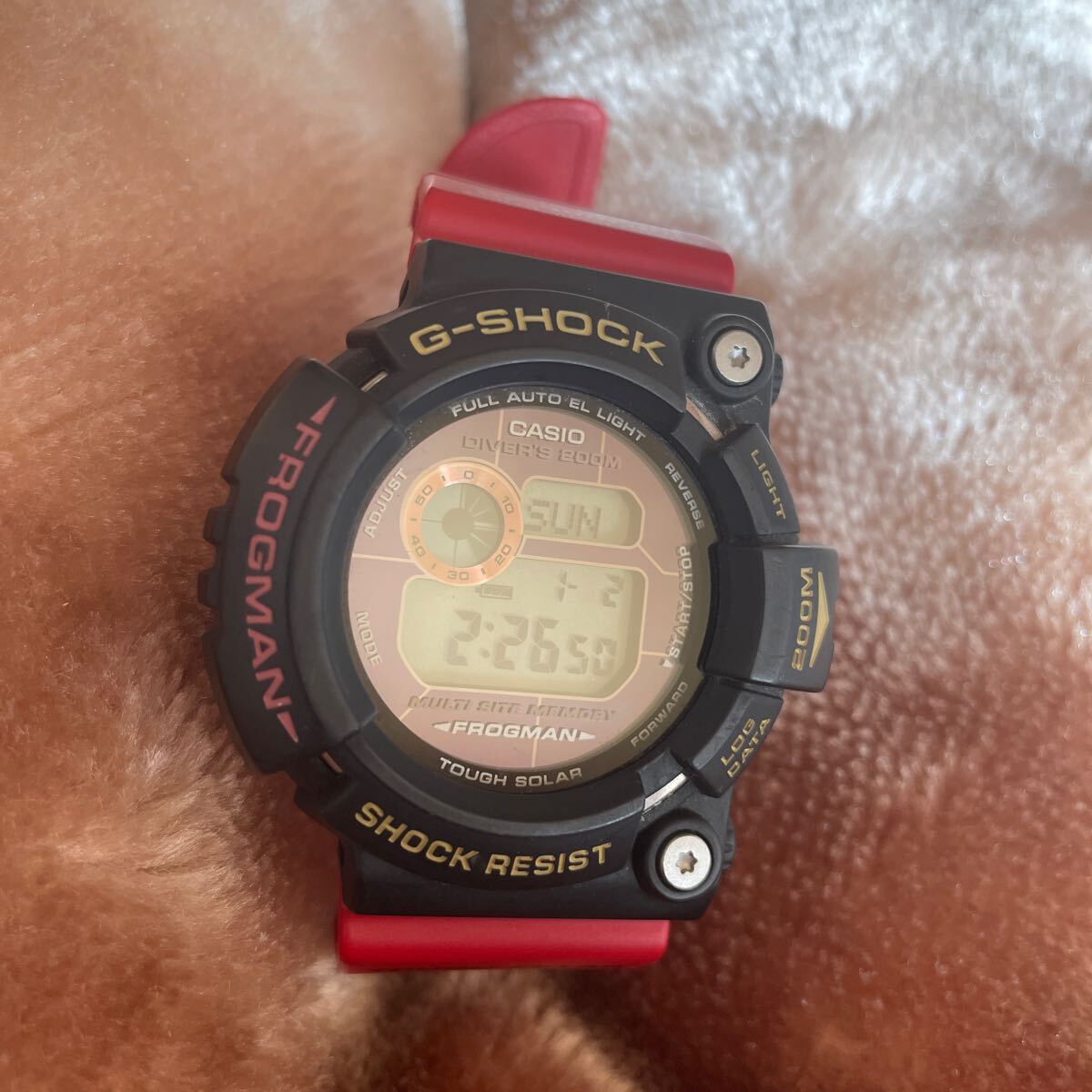 送料無料 GW-200TC-4JR トリプルクラウン タフソーラー FROGMAN G-SHOCK CASIO フロッグマン カシオ Gショック