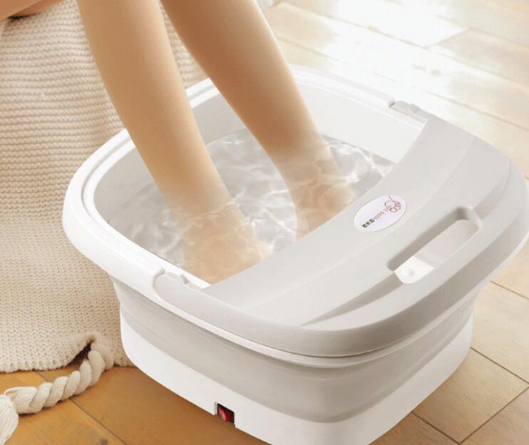 人気品足湯器 フットバス 折りたたみ 足浴器 保溫 ボウル 42℃恒溫 足ぽっか フットケア 足湯バケツ 足つぼマット足湯用自宅電気 遠(yuǎn)赤外線