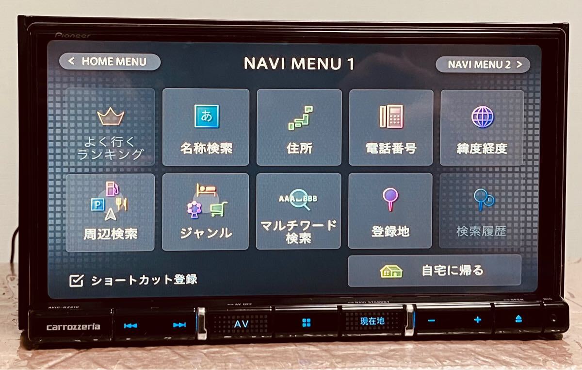 Pioneer Carozzeria AVIC-RZ810-D Memory Navi * карта данные 2019 год производства *A-237