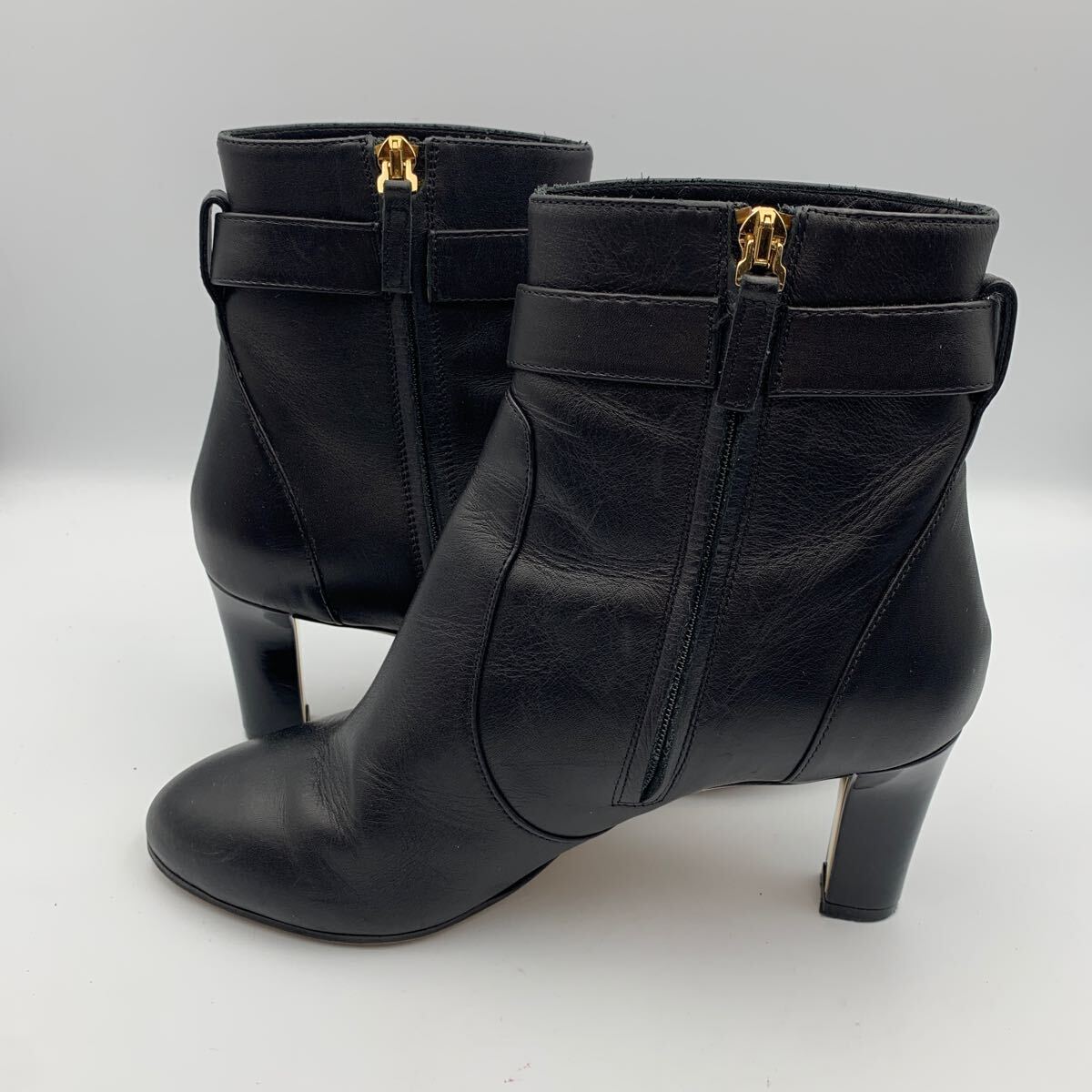 L178 Salvatore Ferragamo フェラガモ ショートブーツ US7.5 約 L178 Salvatore Ferragamo フェラガモ ショートブーツ US7.5 約