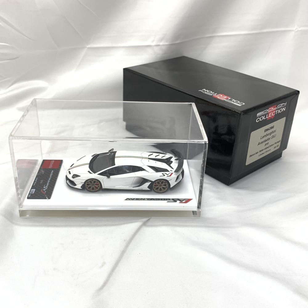 【中古】リアウイング破損有)MAKEUP 1/43 ランボルギーニ　アヴェンタドール SVJ 2018[240019417707]