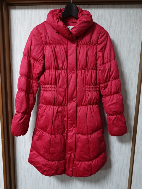 ■0124■ラコステ LACOSTE ダウンコート 38 ●