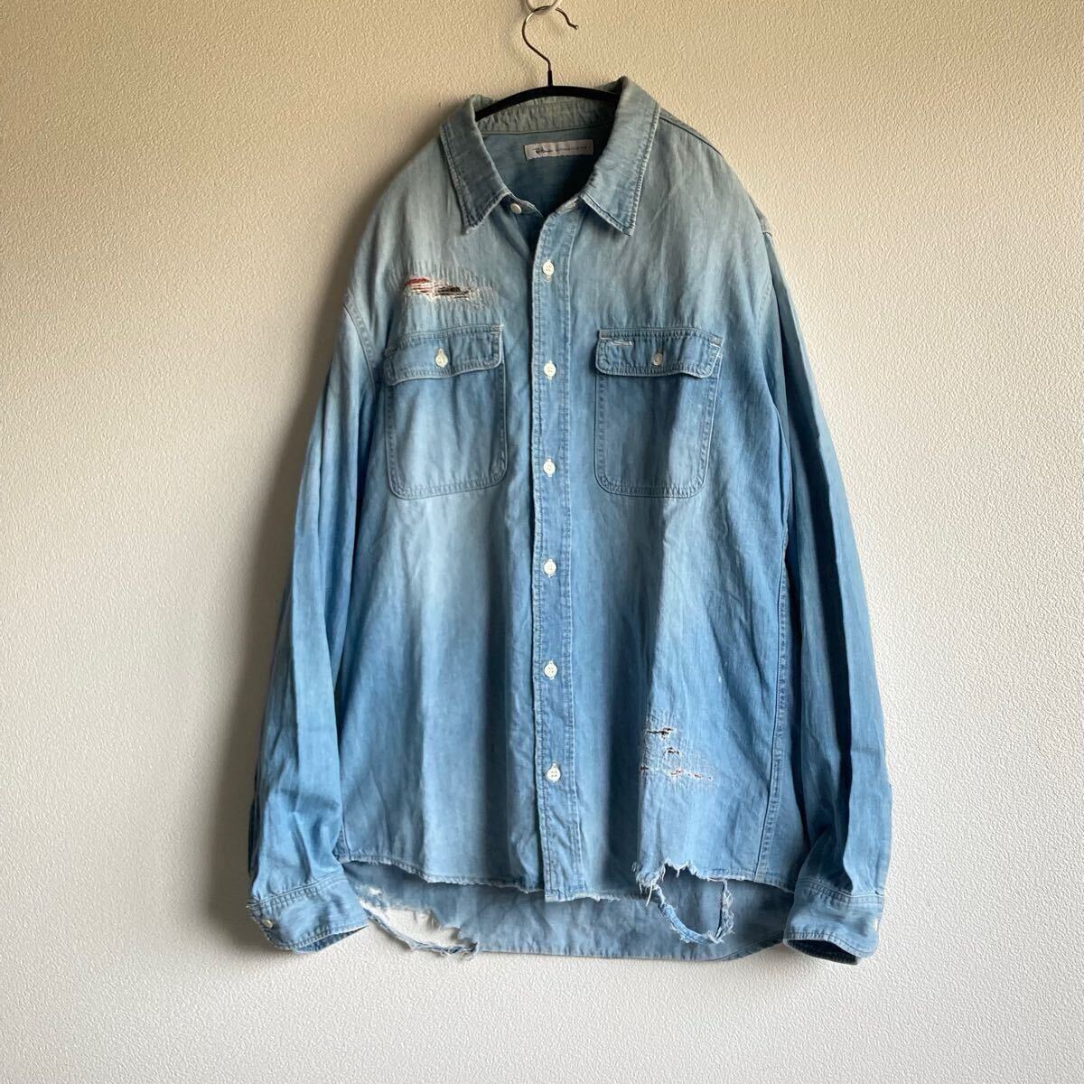 レア! Ron Herman Denim ロンハーマン デニム RHC ダメージ レア! Ron Herman Denim ロンハーマン デニム RHC ダメージ