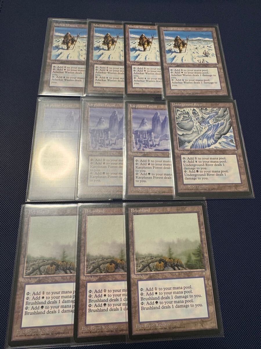 MTG アイスエイジ ダメージランド 土地 まとめ ダメラン 11枚 MTG アイスエイジ ダメージランド 土地 まとめ ダメラン 11枚