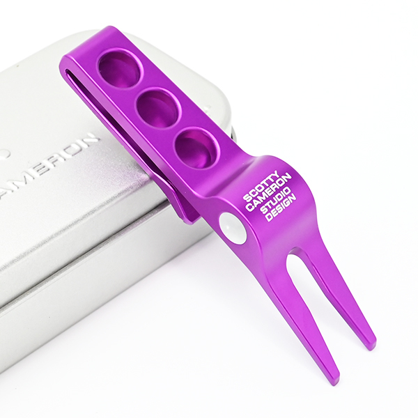 スコッティキャメロン クリップ ピボットツール スターダスト ミステッド バイオレット グリーンフォーク 限定 Scotty Cameron Pivot Tool_画像2