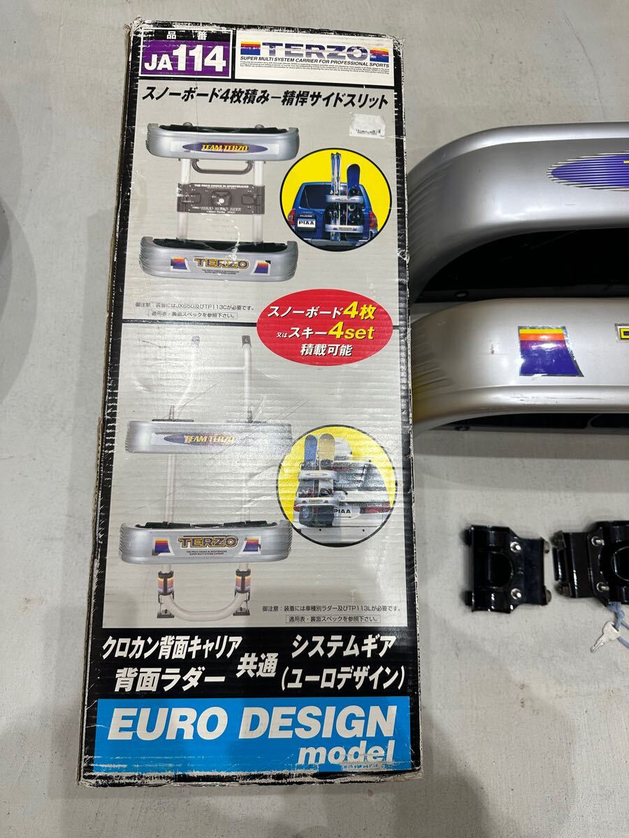 TERZO リアラダー JX64&JA108セット Yahoo!オークション - terzo リアラダー 背面ラダー スノー