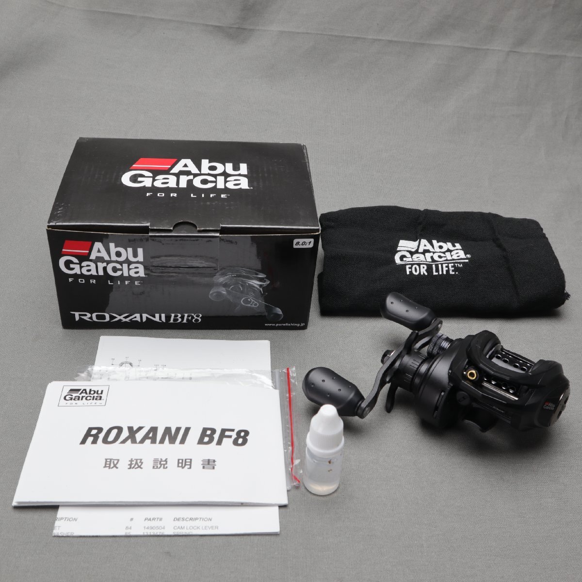 【その他】Abu Garcia（アブガルシア）　ROXANI ロキサーニ BF8 ベイトリール　中古品