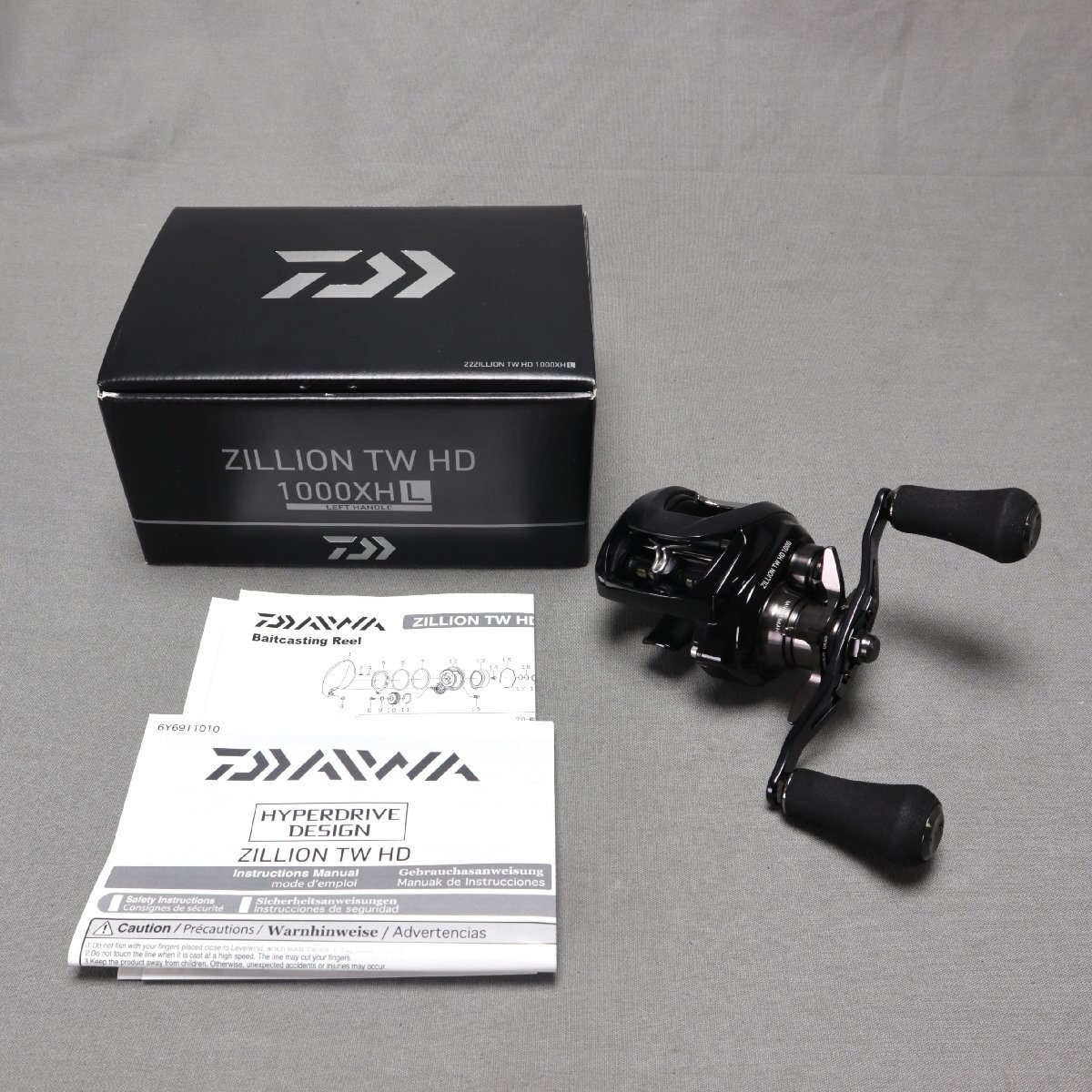 【その他】DAIWA（ダイワ）　22　ZILLION ジリオン TW HD 1000XH L ベイトリール　中古品
