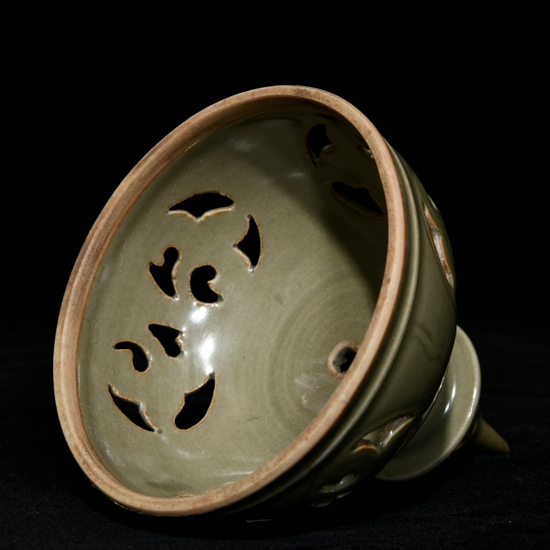 宋吉州窯虎斑釉笠碗 現代工芸品 美術品 置物 瓏】陶磁器 鈞窯 天藍釉紫紅斑荷葉口碗 宋代 染付 置物擺件 賞物