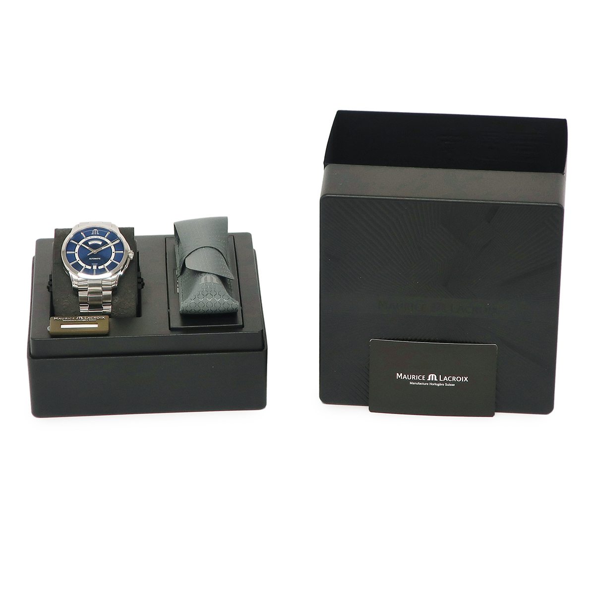 【3年保証】 モーリスラクロア ポントス デイデイト 41mm PT6358-SS002-431-1 未使用 バー 夜光インデックス 自動(dòng)巻き メンズ 腕時(shí)計(jì)