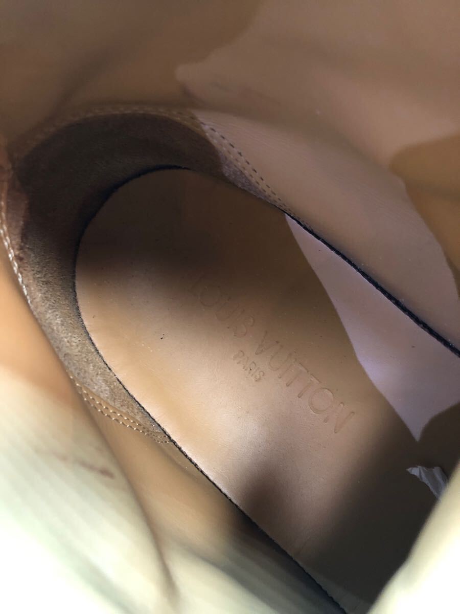 louisvuitton ルイビトン　 スニーカー スエード　ブラウン　カスタム レザー
