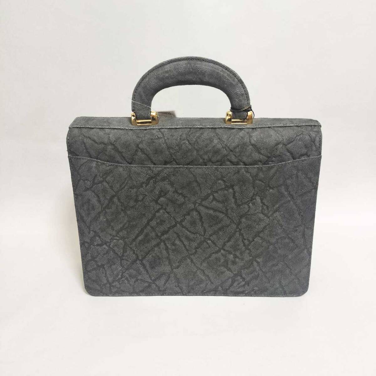 未使用品・JRA】エレファント(象革) ハンドバッグ 未使用品・JRA】エレファント(象革) ハンドバッグ