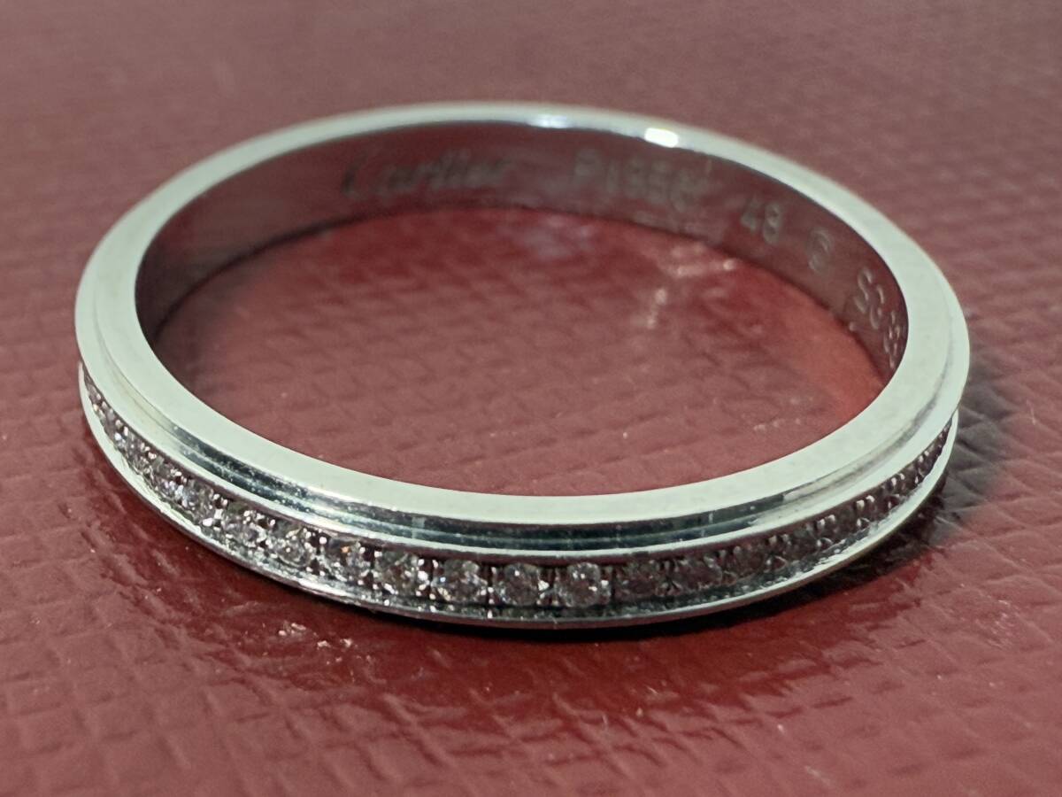 Cartier カルティエ ダムール フルエタニティ ダイヤ リング #48 Cartier カルティエ ダムール フルエタニティ ダイヤ リング #48