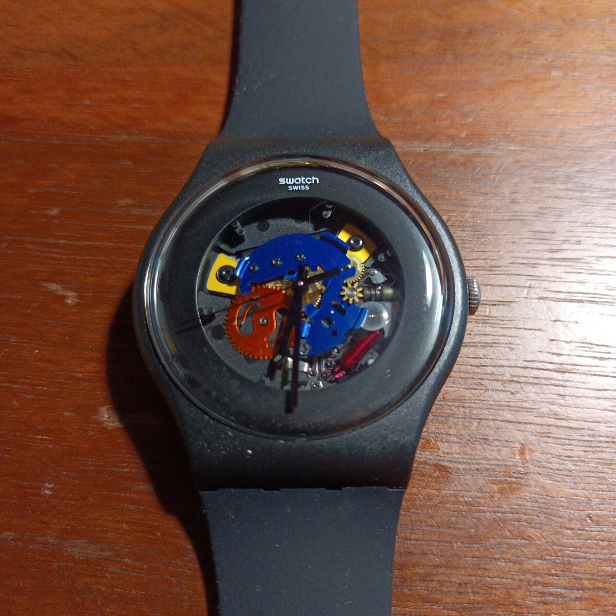 SWATCH の ページヤー 未使用品 Yahoo!オークション - 未使用保管品 SWATCH NEW GENT BLACK