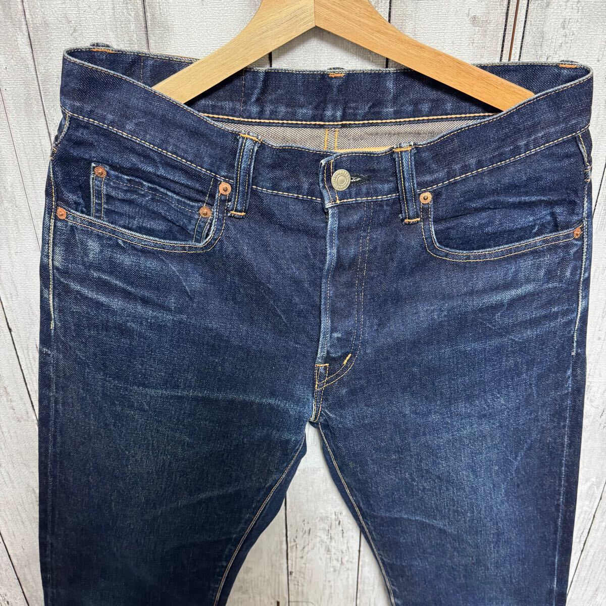 良品】 BLUE BLUE セルビッチデニム 色落ち 雰囲気|Yahoo 良品】 BLUE BLUE セルビッチデニム 色落ち 雰囲気|Yahoo