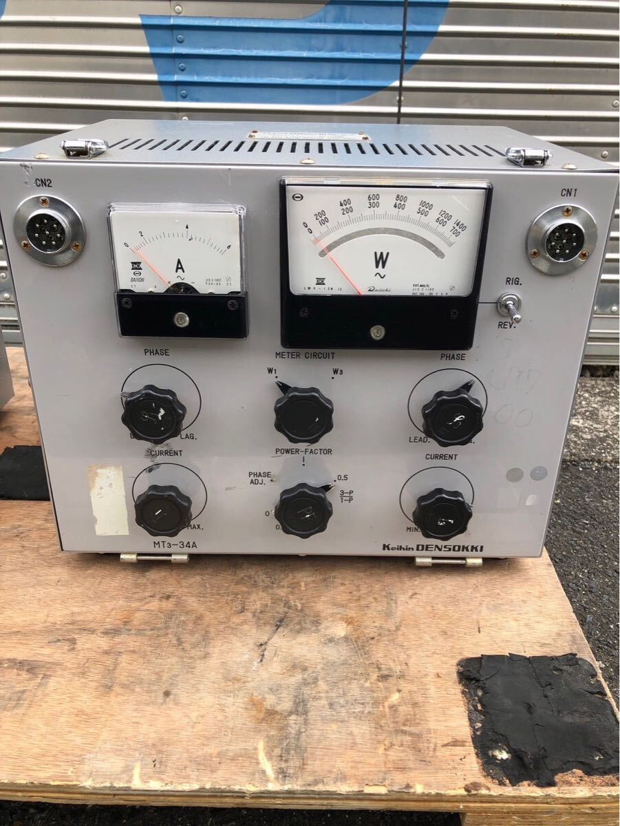 KDK 京濱電測器/Keihin DENSOKKI 京浜 電力量計試験装置 MT3-34A KDK 京濱電測器/Keihin DENSOKKI 京浜 電力量計試験装置 MT3-34A