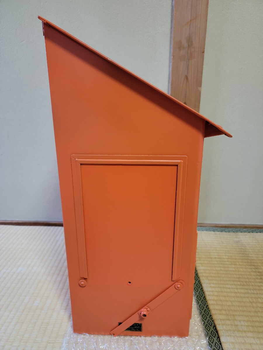 郵便ポスト 郵便差出箱 2号 本物 郵便受け 昭和 レトロ 鍵あり 郵便ポスト 郵便差出箱 2号 本物 郵便受け 昭和 レトロ 鍵あり