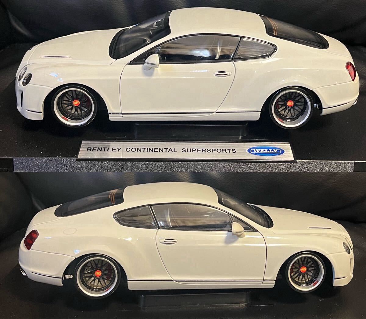 BBS 1/18 ベントレー コンチネンタル スーパースポーツ BENTLEY CONTINENTAL ダイキャストミニカー カスタム 改造 ローダウン WELLY NEX