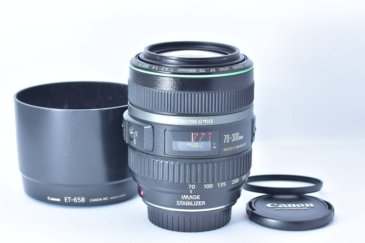 * почти новый товар *Canon Canon EF 70-300mm F4.5-5.6 DO IS USM* оригинальный линзы капот (ET-65B) фильтр есть *.. проходить оптика серия специализированный магазин рабочее состояние подтверждено 